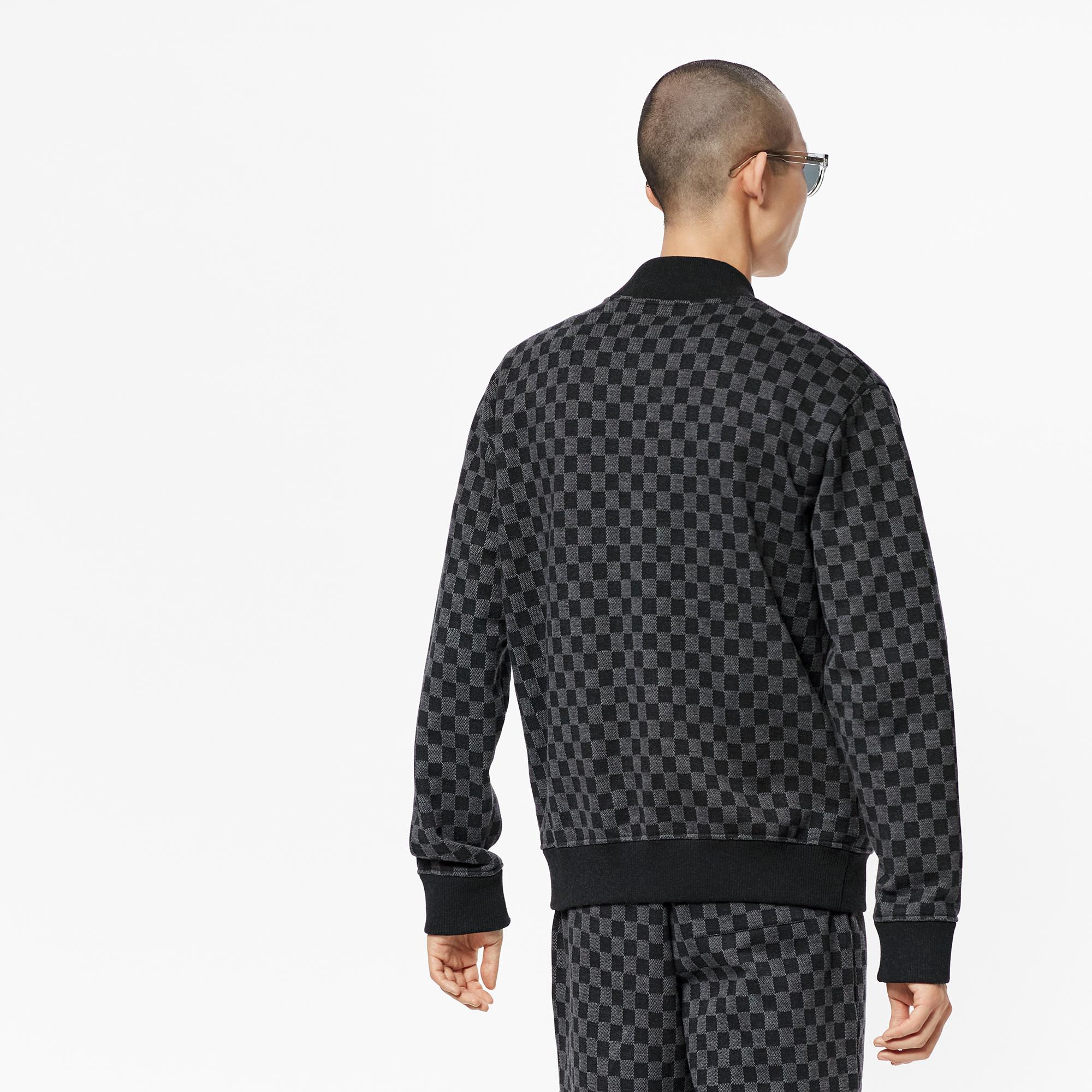 Damier Jacquard Zip-Through Bomber - Men - Ready-to-Wear | LOUIS